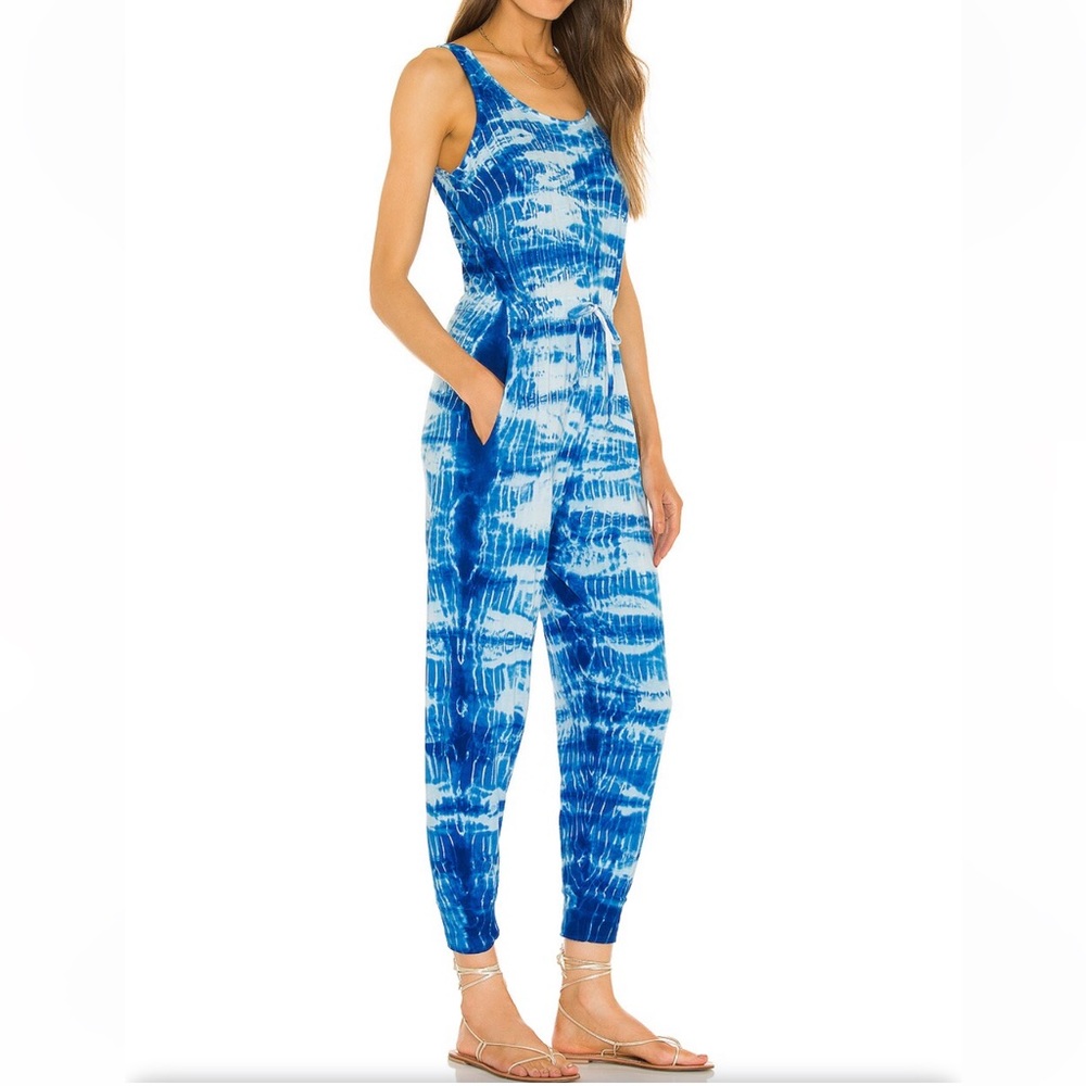 Electric & Rose Free Spirit Jumpsuit in Cloud & AzulElectric & Rose size…
